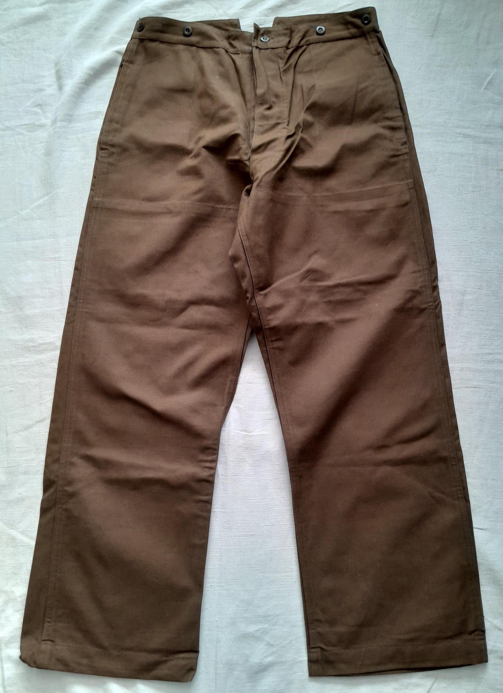 Vintage French Work Pants 1940s - Etsy