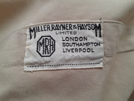 Vintage 1920s 1930s sack jacket Miller Rayner & H… - image 2