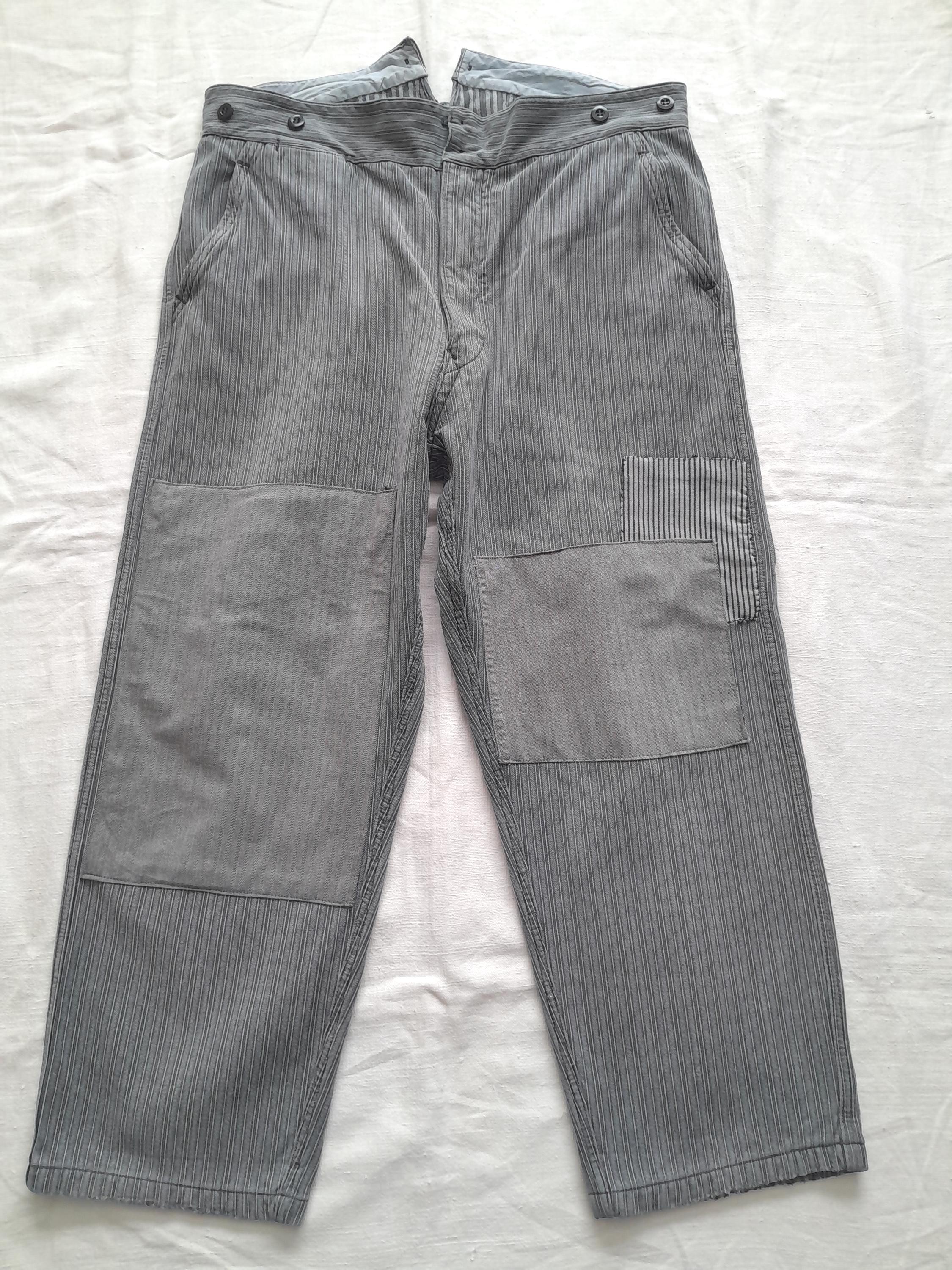 Vintage Workwear Trousers Salt and Pepper - Etsy UK