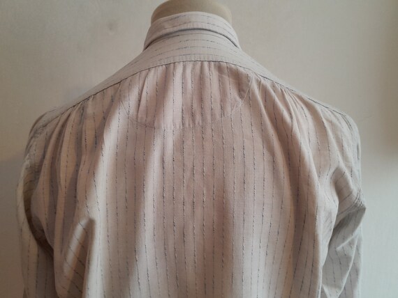 Vintage French smock shirt 1930s workwear smock s… - image 6