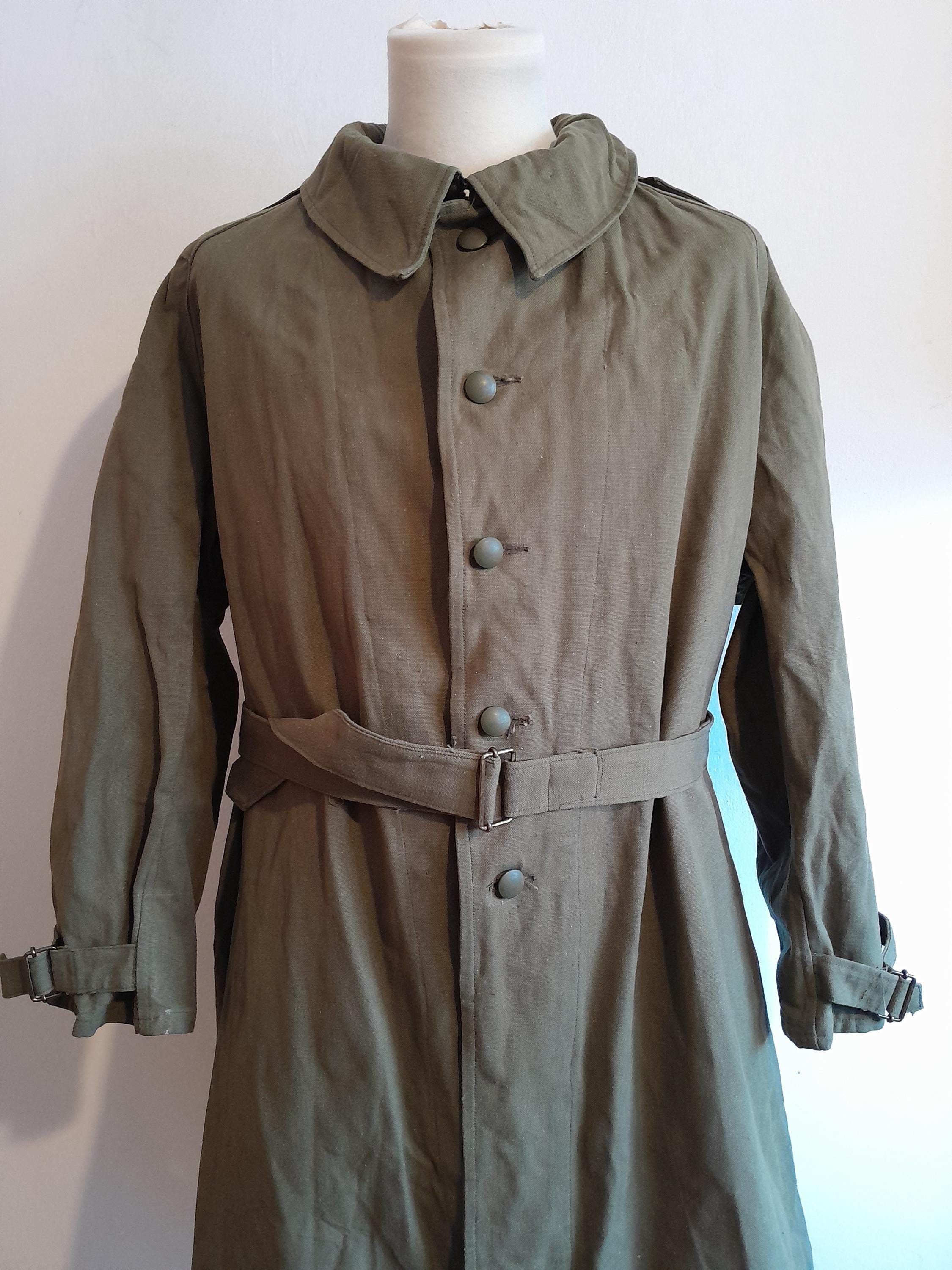 French Motorcycle Army Coat - Etsy French Motorcycle Army Coat - Etsy