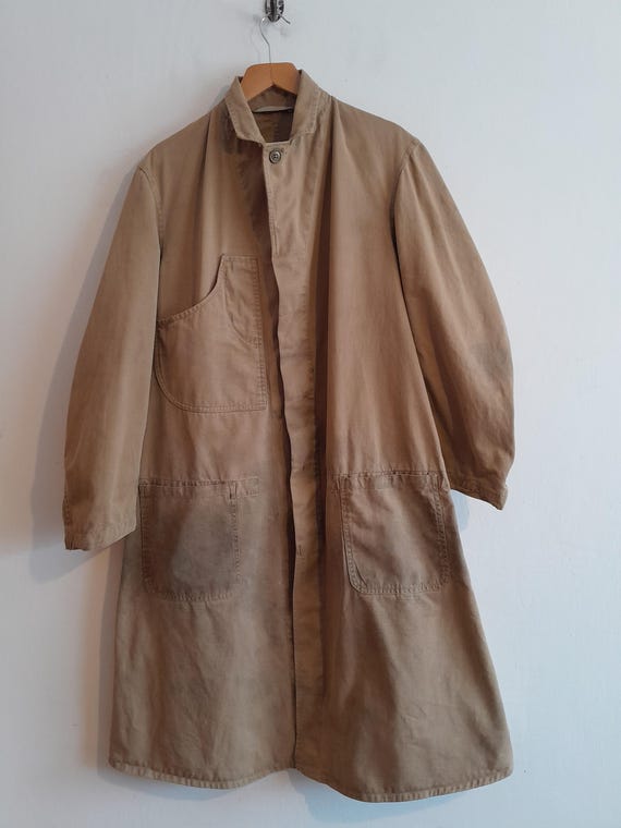 【希少vintage】1950s GPO vintage work coat Vintage 1950s GPO duster coat - British workwear - po… - Gem