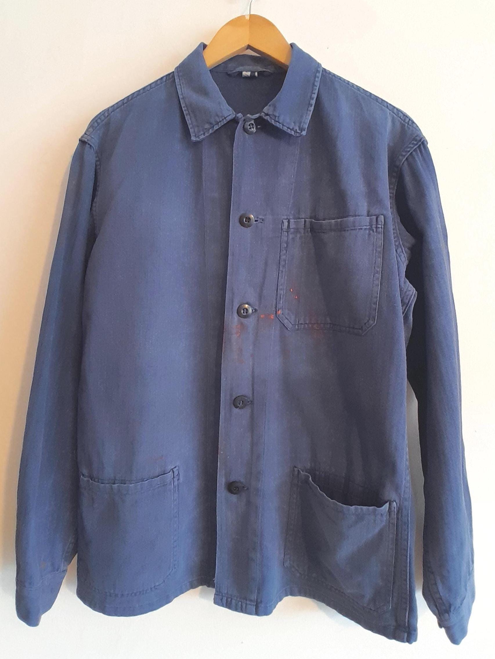 Sun Faded French Chore Jacket - Etsy