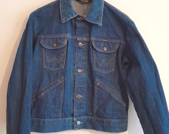 Wrangler 11MJZ Vintage Denim Jacket 1950s | Pleated Selvedge