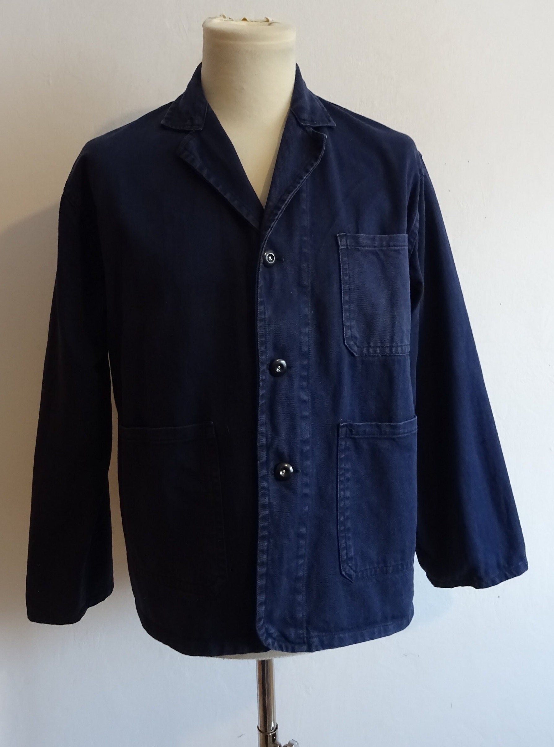 50s British Vintage Harpoonブラックデニムワークコート 50s British Vintage Harpoonブラックデニムワークコート - メルカリ