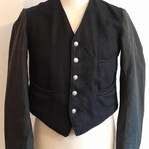 60s british railway work jacket 8（M〜L） British Railway 60s Drivers Work Jacket Blue Cotton Drill
