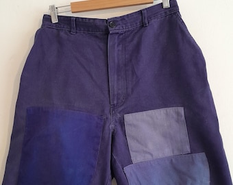 Vintage French Chore Pants 1930s 1940s Workwear Le Tres