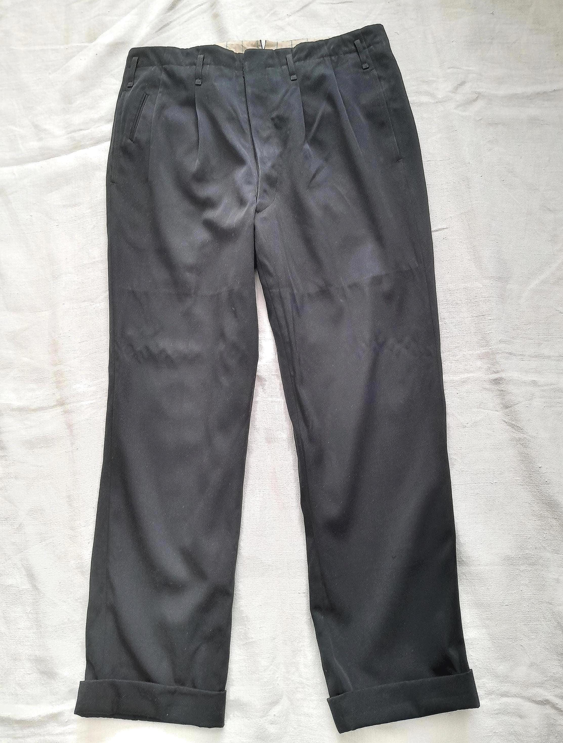 1950s Black Pants - Etsy