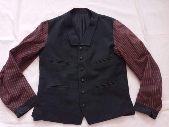 店舗良い Vintage 1960s 1970s British Workwear Vest Jacket Railways ジャケット・アウター