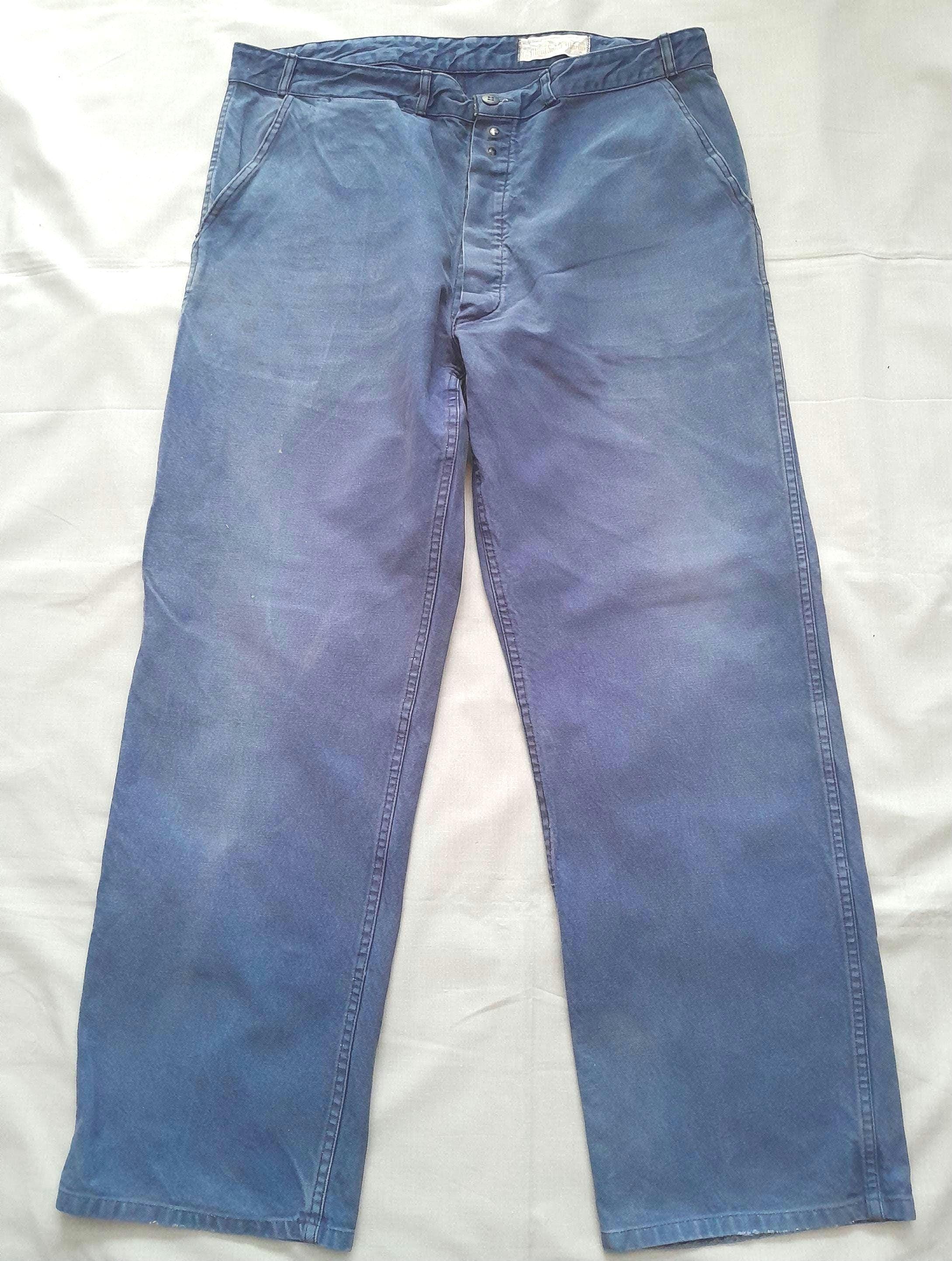 【Deadstock】 60s French Cotton Work Pants DEADSTOCK】80's French Army Cotton Twill Work Pants フランス