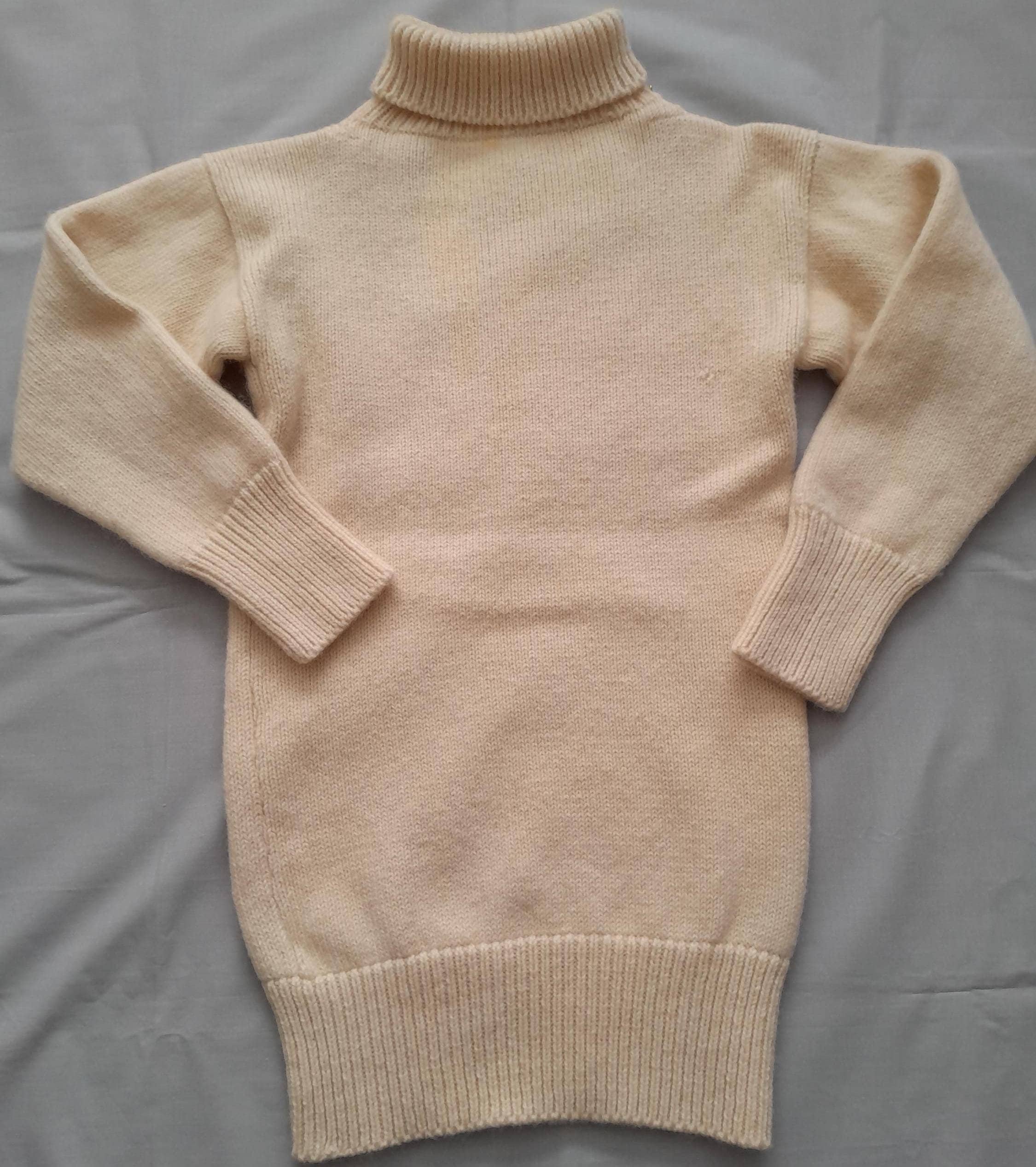 Vintage Royal Navy Submariner Jumper British 60s 1965 Dated Roll 
