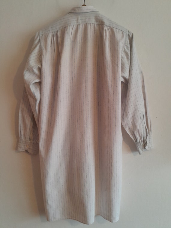 Vintage French smock shirt 1930s workwear smock s… - image 3