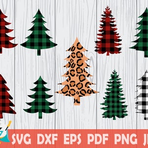 Christmas Tree SVG, Buffalo Plaid Christmas Tree, Christmas Spirits ,Christmas Cut File,Circut cut file,  Instant Download , Commercial Use