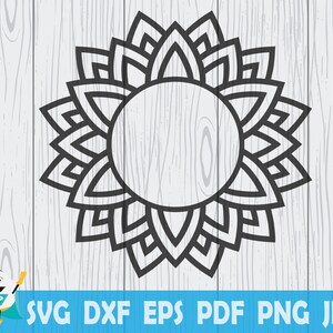 Mandala SVG, Printable Vector ,Silhouette, Circut cut file,  Instant Download , Commercial Use