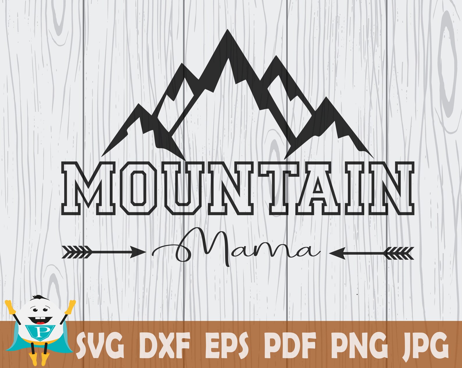 Mountain Mama SVG Printable Vector Cricut Silhouette | Etsy