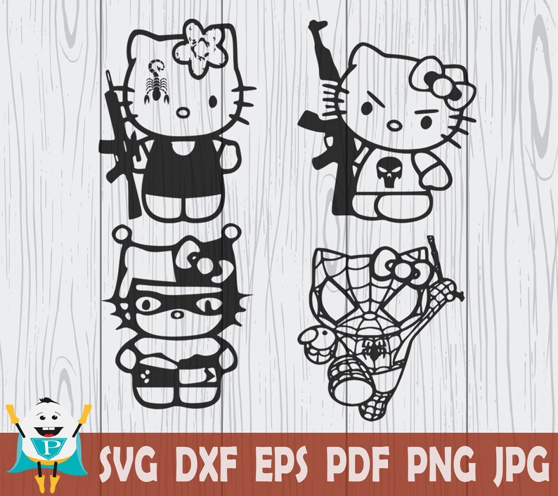 Download 28 Hello Kitty SVG Cut File Printable Vector Cricut | Etsy