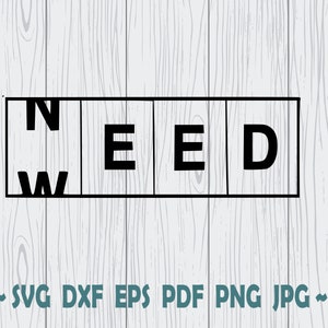 Puede incluir: Diseño gráfico en blanco y negro con la palabra "NEED" en letras mayúsculas. La "N" está parcialmente oculta por la palabra "NOW" escrita verticalmente.
