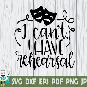 No puedo tener ensayo SVG, archivo de corte , vector imprimible, Cricut , silueta , descarga instantánea , diseños digitales de uso comercial!
