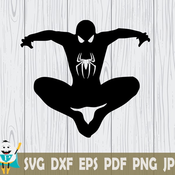 Spider Man SVG  , SpiderMan cut file, Silhouette Spider MAN , Cricut, Commercial Use Digital Designs!