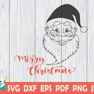 Merry Christmas SVG, Santa Claus , Christmas Spirits ,Christmas Cut File,Circut cut file,  Instant Download , Commercial Use