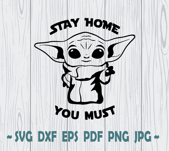 Download Yoda Svg Silhouette Cricut Commercial Use Digital Etsy