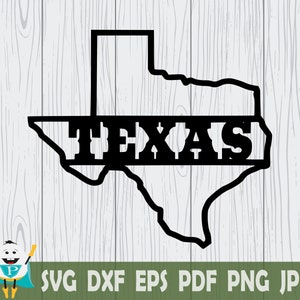 Texas State SVG Texas Map Text , Cut File ,Printable Vector, Cricut , Silhouette , t-shirt and decal making , Instant Download