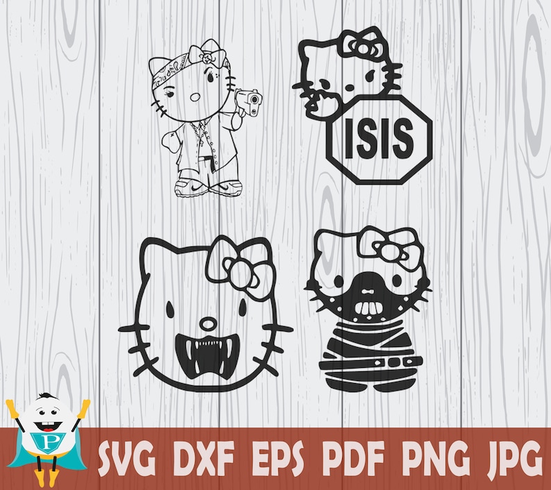 28 Hello Kitty SVG Cut File Printable Vector Cricut | Etsy