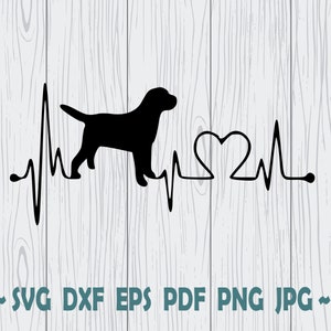 Hund Herzschlag SVG, Love Dogs, Cricut, kommerzielle Nutzung digitale Designs!