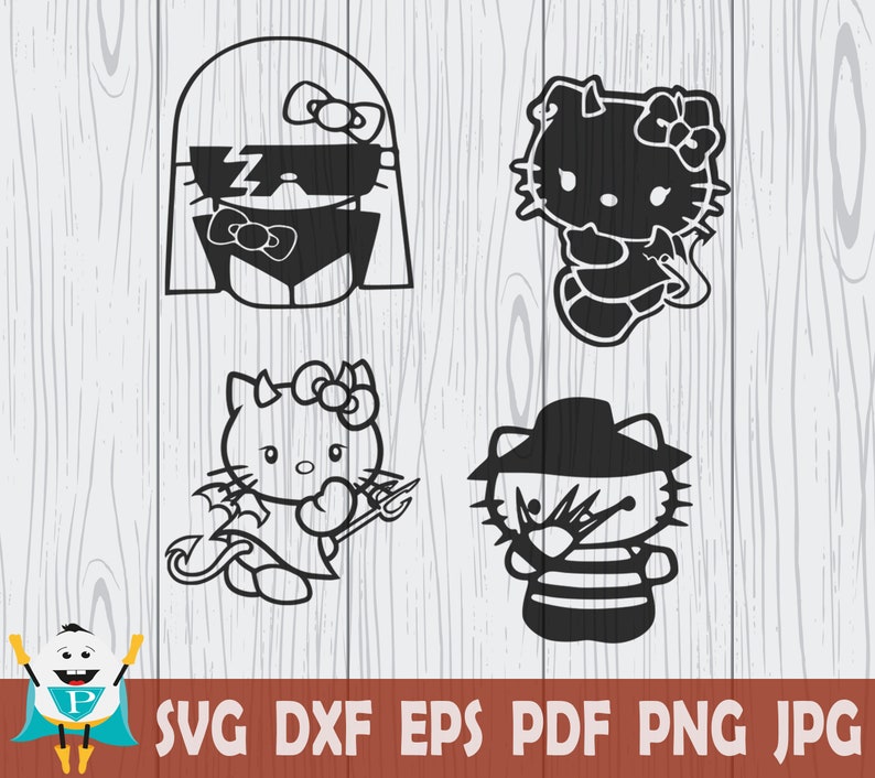 Download 28 Hello Kitty SVG Cut File Printable Vector Cricut | Etsy