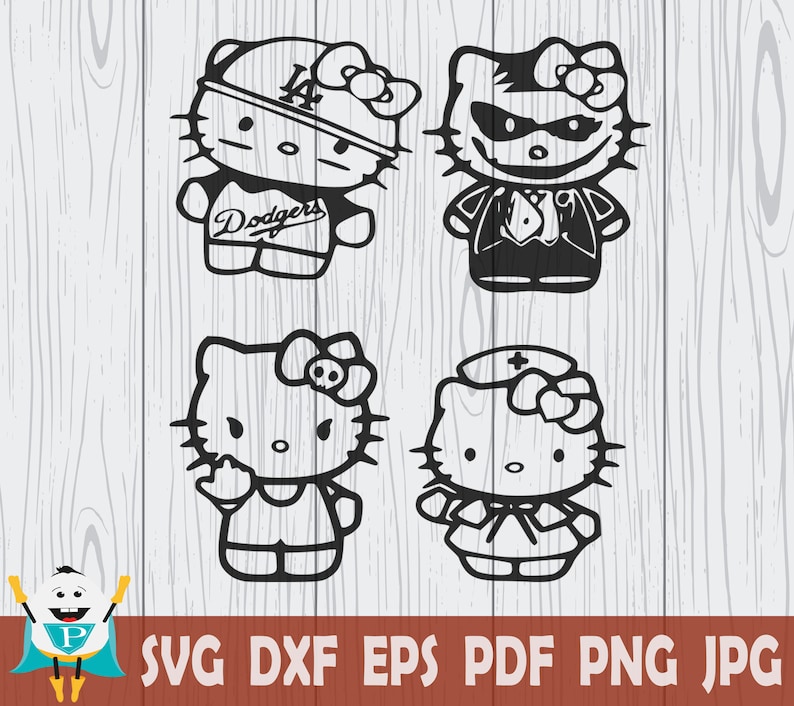 28 Hello Kitty SVG Cut File Printable Vector Cricut | Etsy