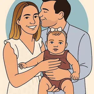 Custom cartoon illustration