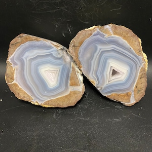 Awesome Blue Lace Agate Utah Dugway Geode