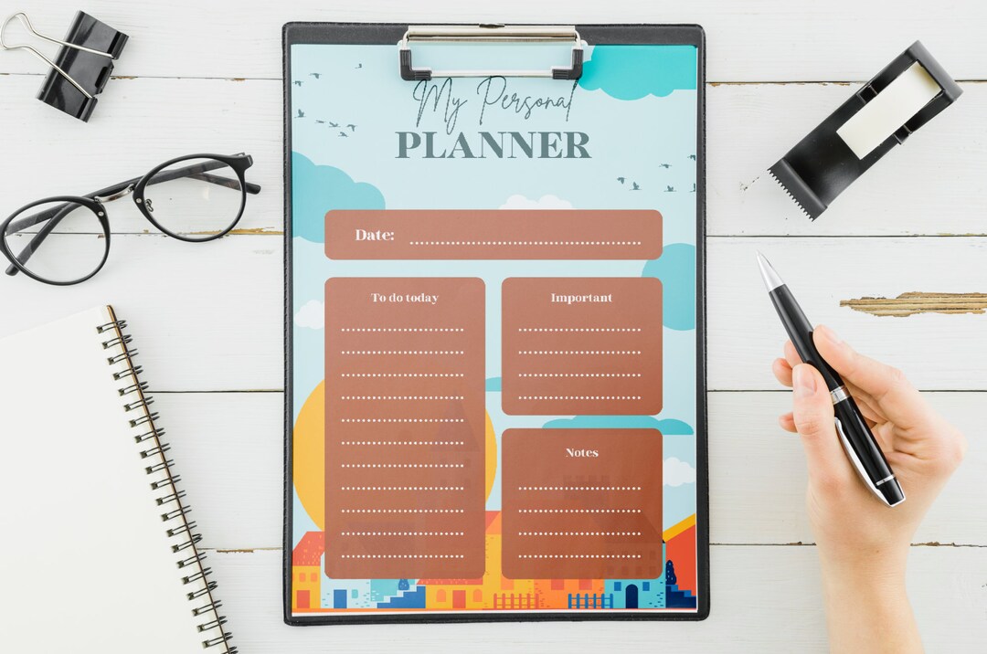 MY PERSONAL PLANNER Digital Planner Personal Planner Planner Printable