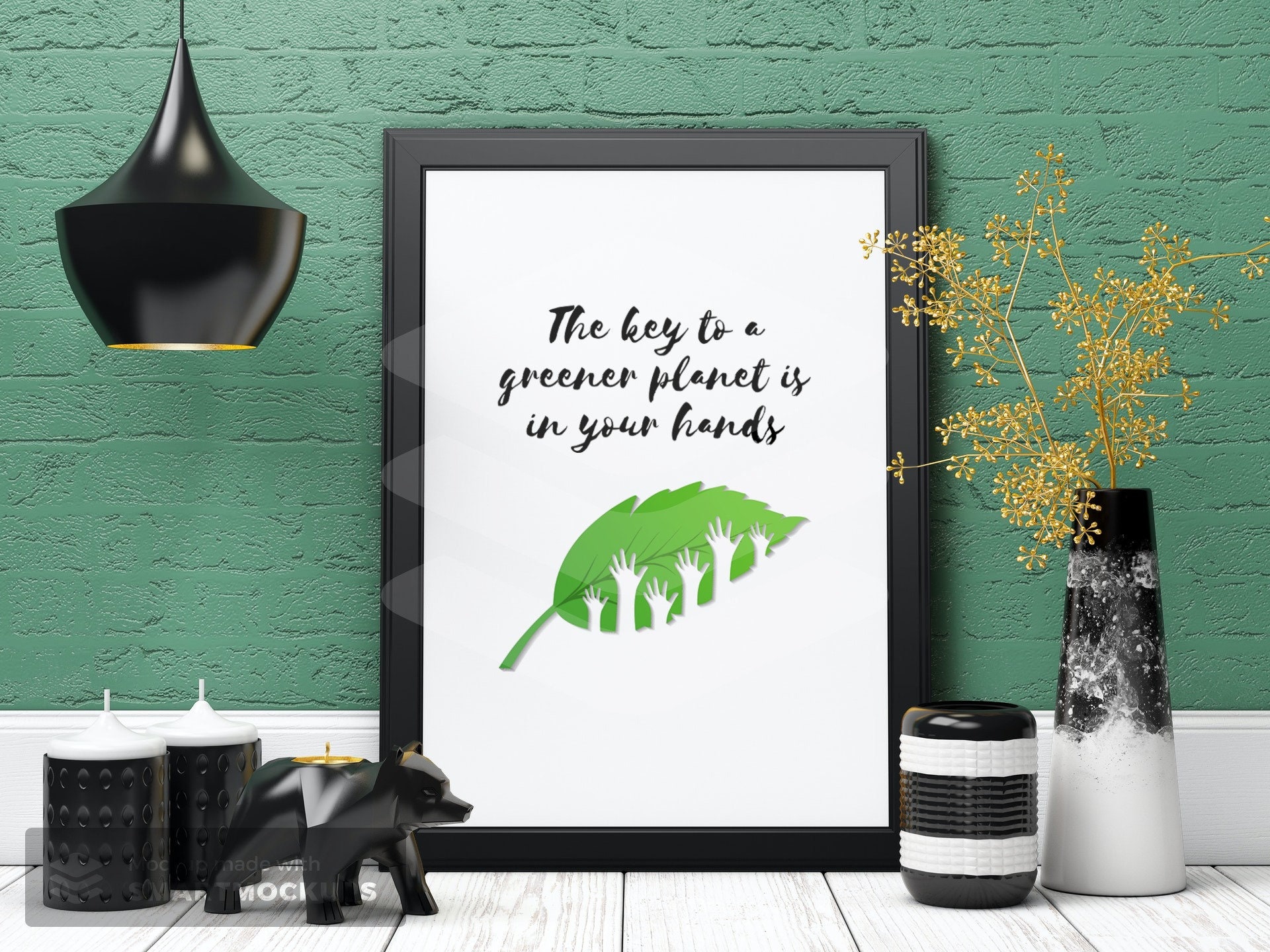 Green Planet Quote | Digital Download | Printable Wall Art | Printed ...