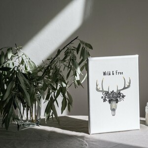 Wild & Free Poster | Digital Download | Wall Art Decoration | Printed ...