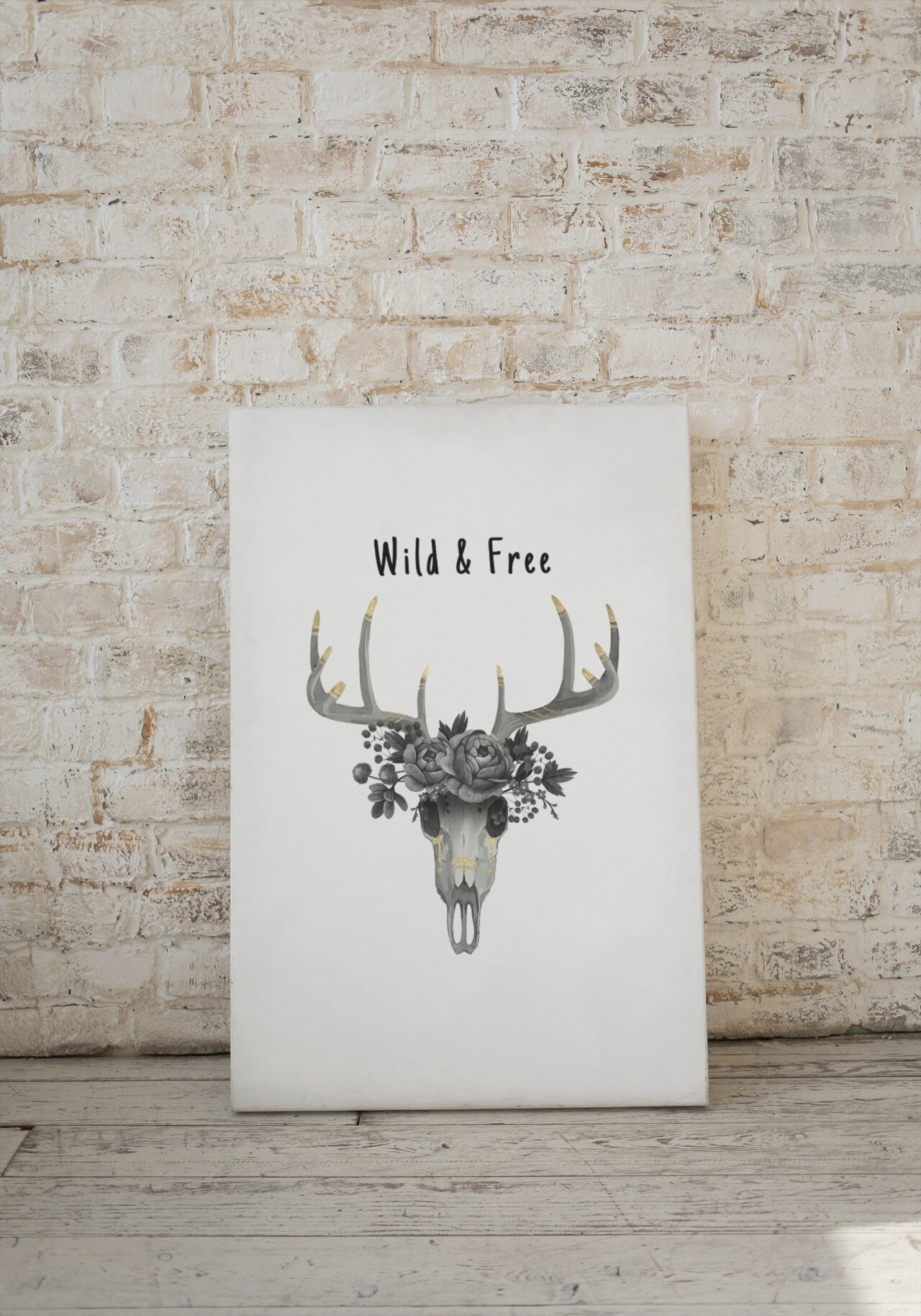 Wild & Free Poster | Digital Download | Wall Art Decoration | Printed ...