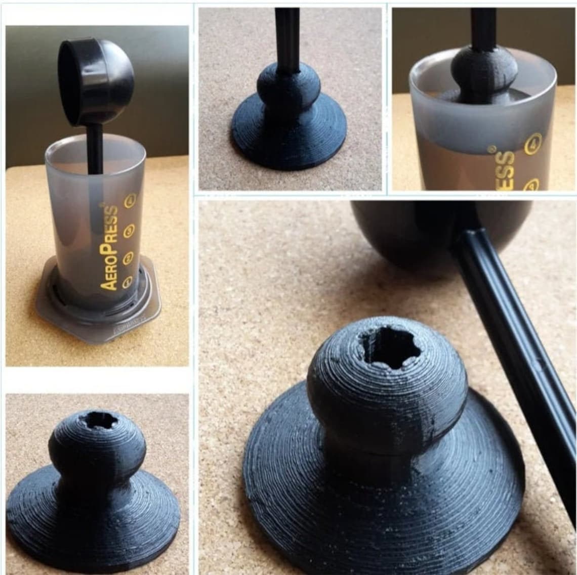 Aeropress Coffee Tamper Etsy