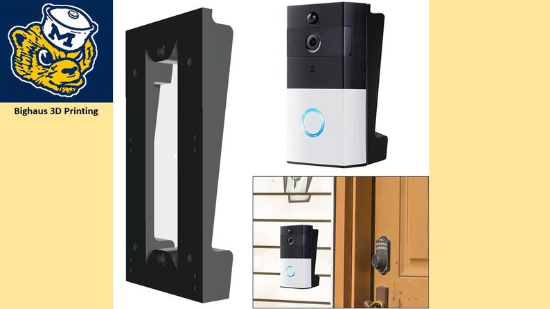 BEST SELLER Version 3.0 Original Ring, Ring 2 , Ring 3 , 3 Plus , 4 , 2nd Gen 2020 Ring Doorbell Vinyl Siding Mount Angle Adjustment Wedge