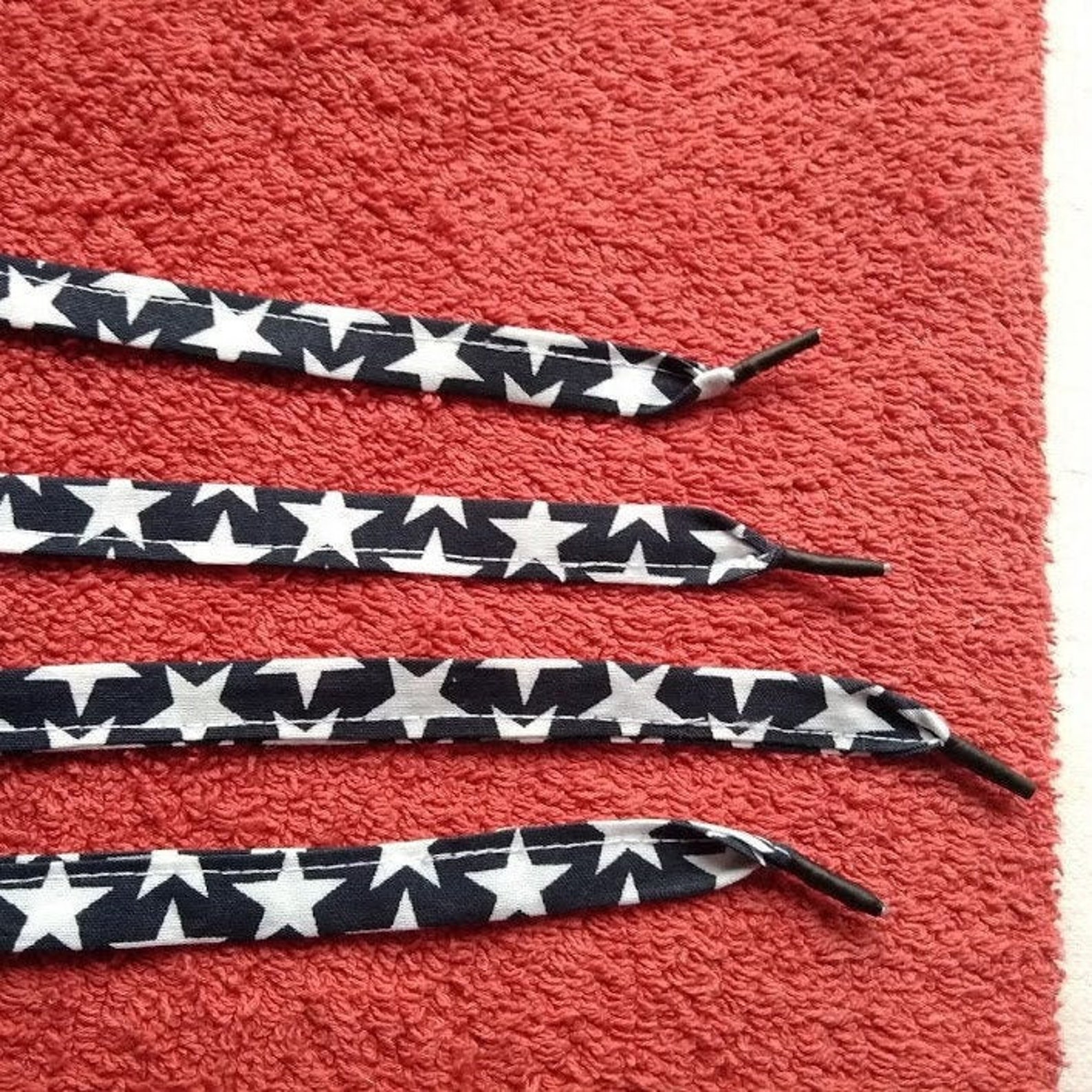 Fabric Shoelaces Cotton Shoelaces Sneakers Accessory Sport Etsy
