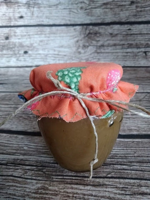 Fabric Jar Lid Cover Set of 10 Etsy