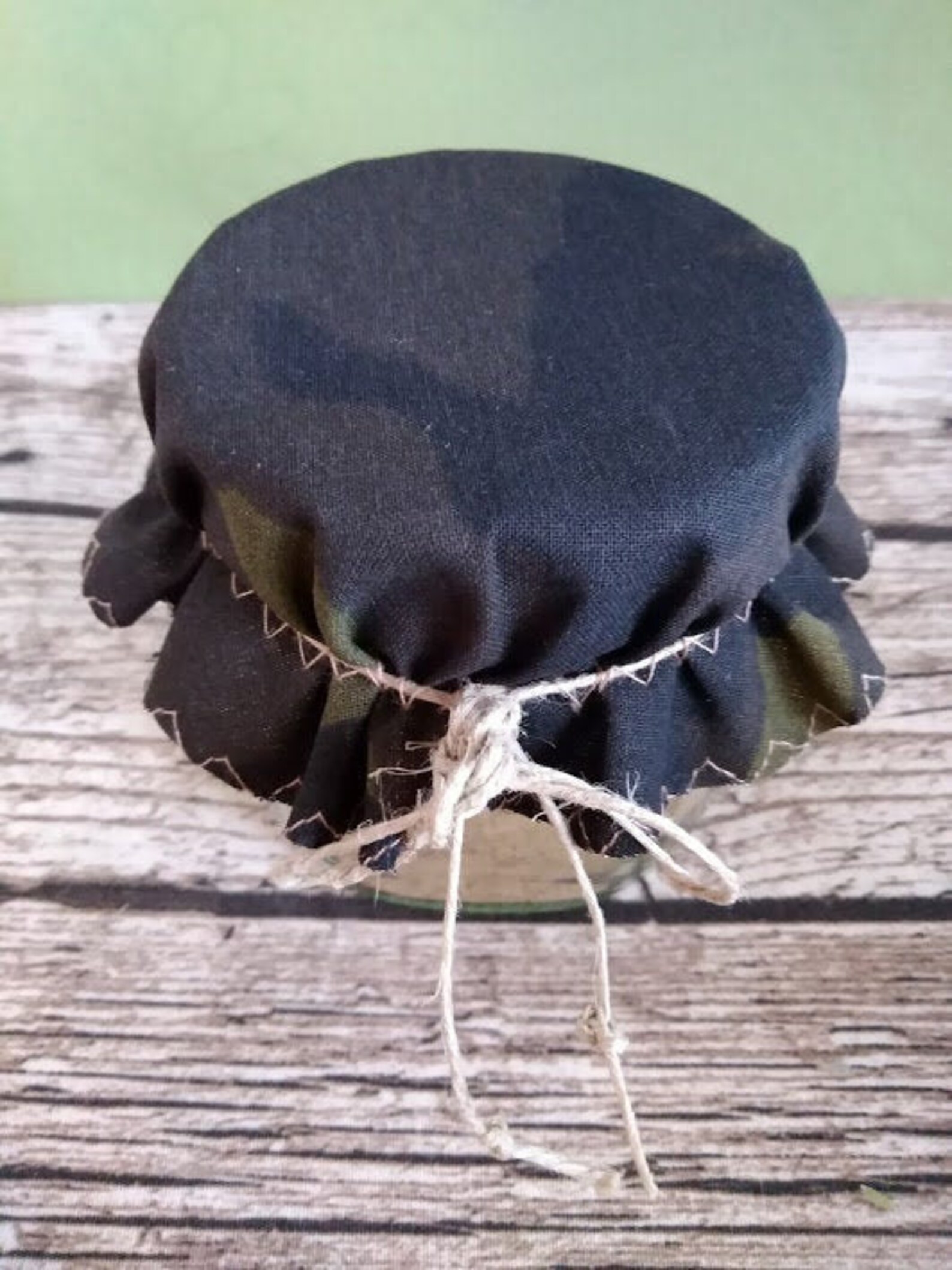 Cotton jar lid covers set of 8 Etsy