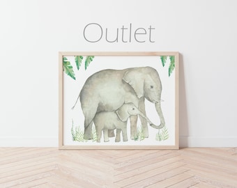 Jungle Animals nursery decor, printed art, animals prints, baby room decor, Nursery print, watercolor art, Safari nursery wall art