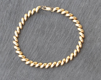 14k Gold Fancy Link Bracelet