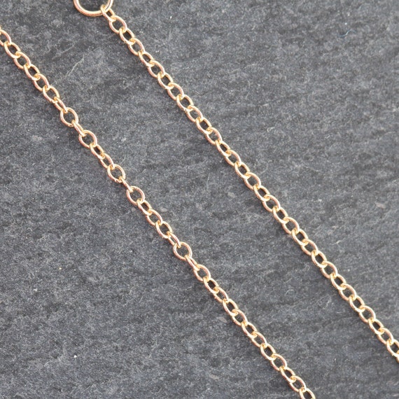 14k Gold Multi Color Tourmaline Charm Necklace - image 8
