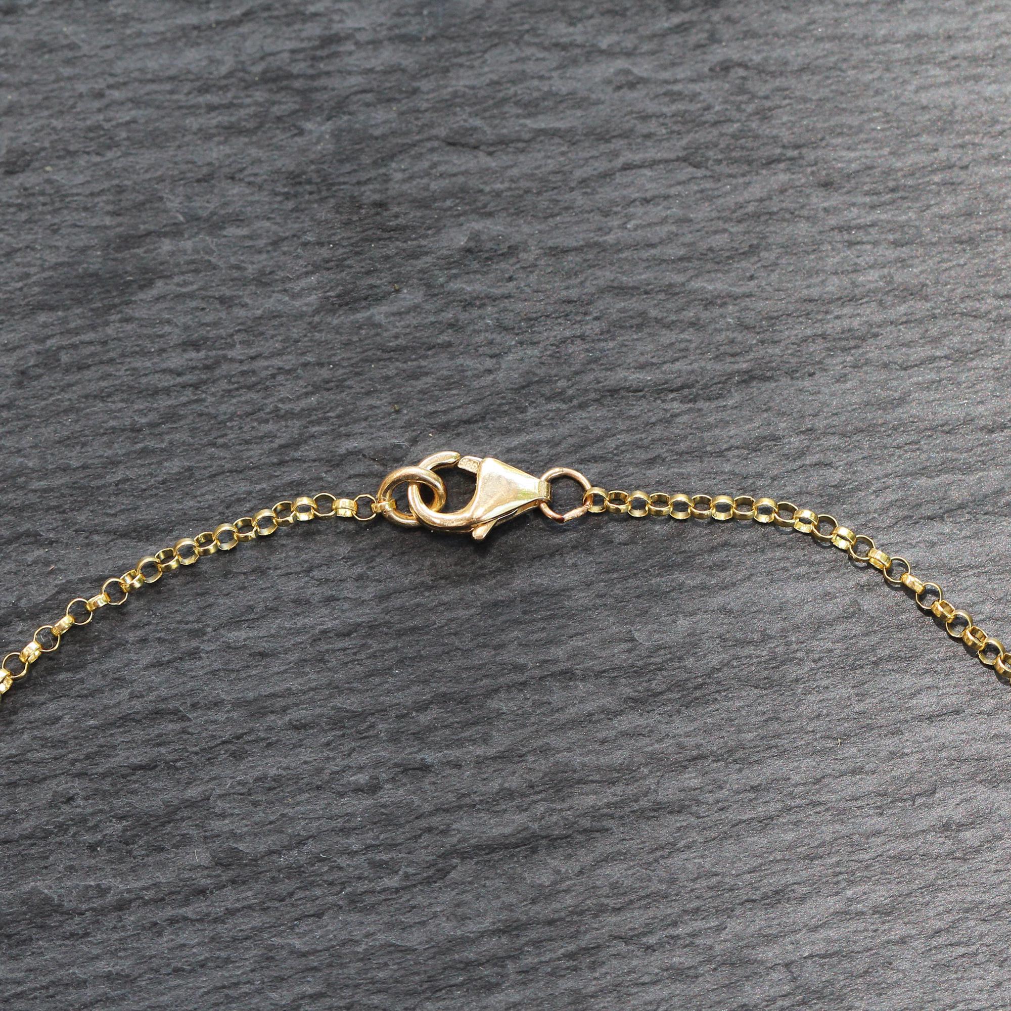 14Kゴールド アンクレット リンクチェーン 14Kゴールドロロチェーンリンクアンクレット - Etsy 日本