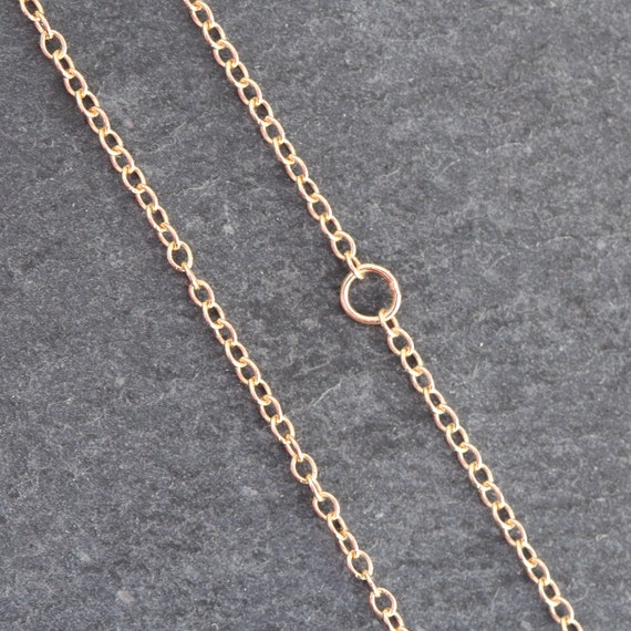 14k Gold Multi Color Tourmaline Charm Necklace - image 7