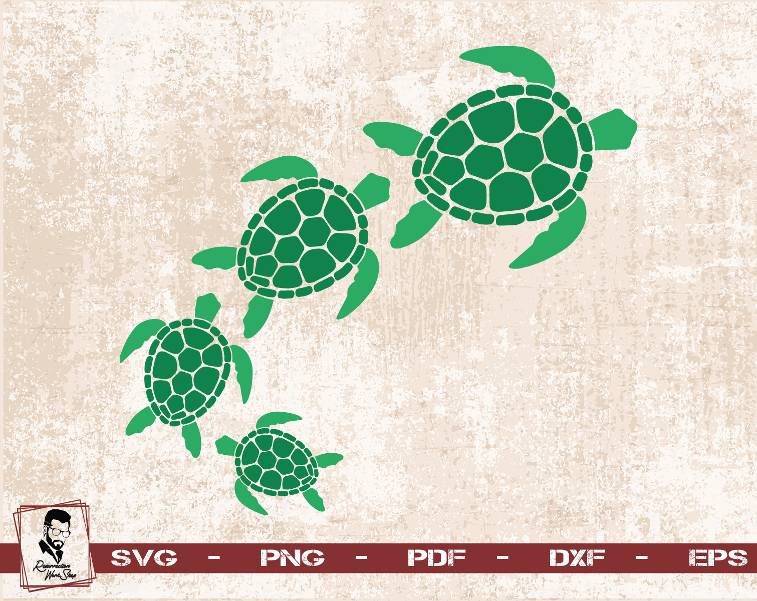 Sea Turtle Svg Turtle Clipart Cricut Cut File