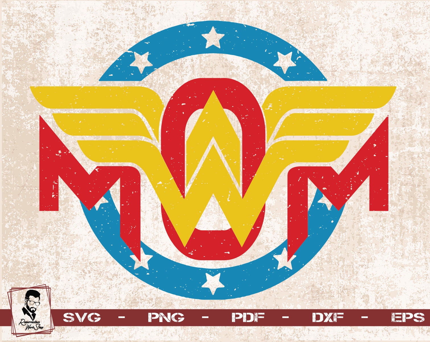 Download Wonder Woman Mom Shirt Svg Wonder Mom Svg Superhero Svg | Etsy