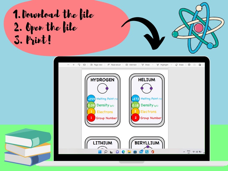Element Periodic Table Top Trumps Game - Etsy UK