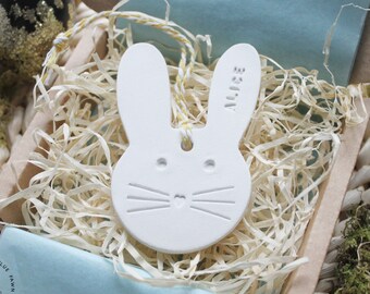 Personalised Easter bunny, Personalised basket tag, Personalised Easter gift, Personalised Easter hanging ornament, Easter keepsake